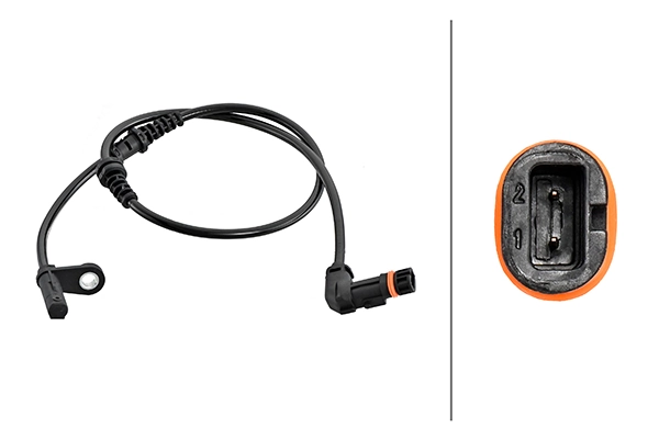 Sensor, wheel speed