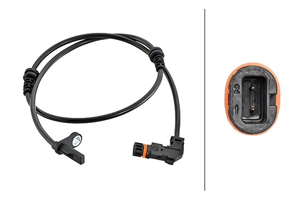 Sensor, wheel speed