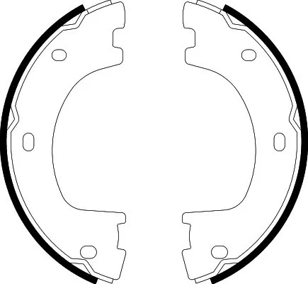 Brake Shoe Set, parking brake