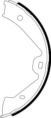 Brake Shoe Set, parking brake
