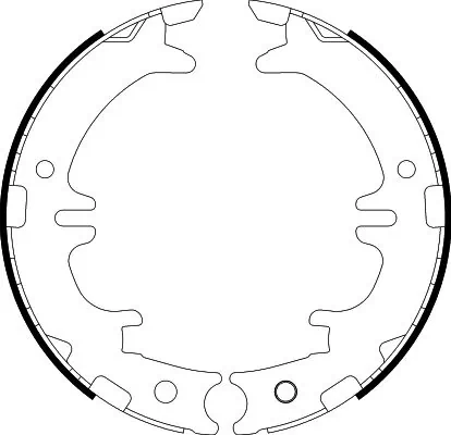 Brake Shoe Set, parking brake