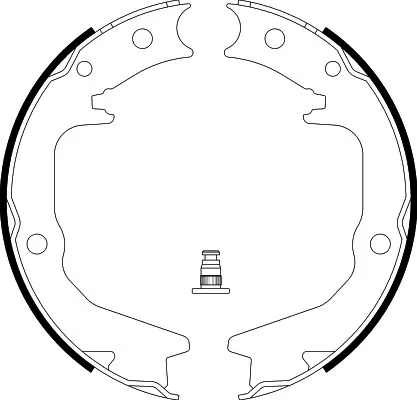 Brake Shoe Set, parking brake