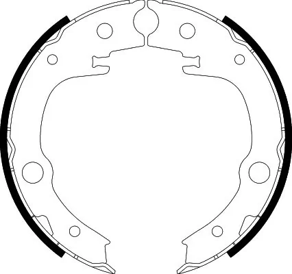 Brake Shoe Set, parking brake