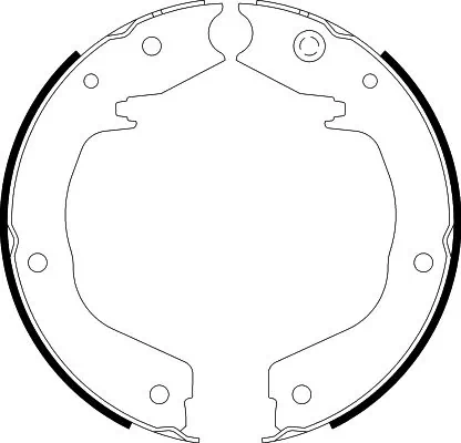 Brake Shoe Set, parking brake