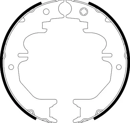 Brake Shoe Set, parking brake