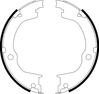 Brake Shoe Set, parking brake