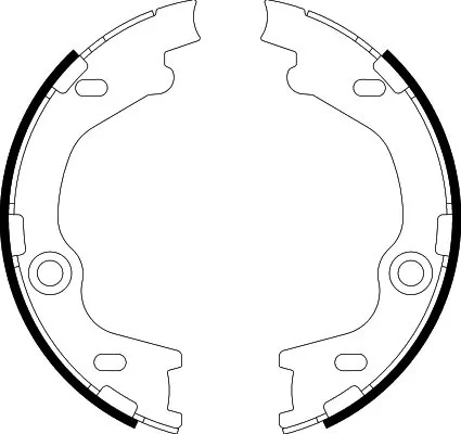 Brake Shoe Set, parking brake