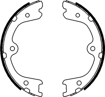 Brake Shoe Set, parking brake