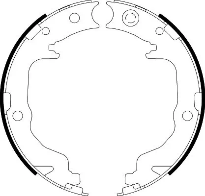Brake Shoe Set, parking brake