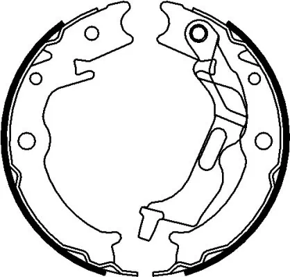 Brake Shoe Set, parking brake