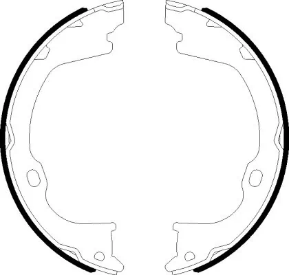Brake Shoe Set, parking brake
