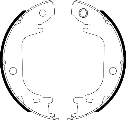 Brake Shoe Set, parking brake
