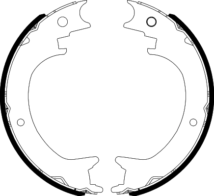 Brake Shoe Set, parking brake
