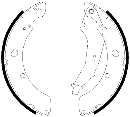 Brake Shoe Set, parking brake