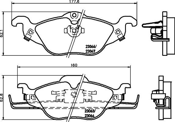 Brake Pad Set, disc brake