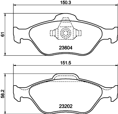 Brake Pad Set, disc brake