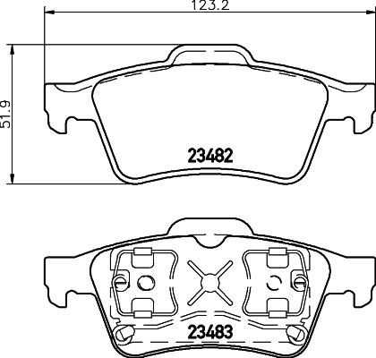 Brake Pad Set, disc brake