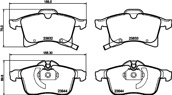 Brake Pad Set, disc brake