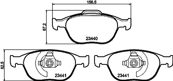 Brake Pad Set, disc brake
