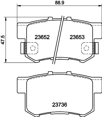 Brake Pad Set, disc brake