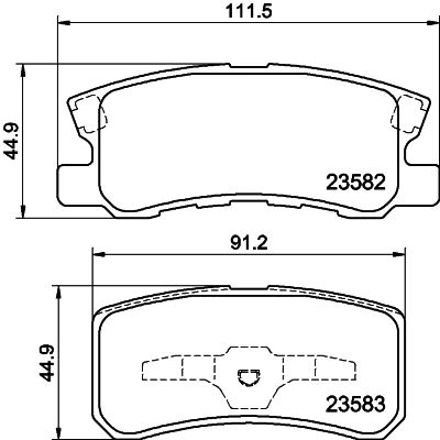 Brake Pad Set, disc brake