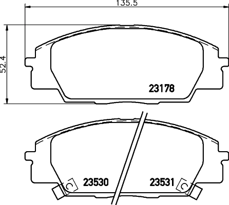 Brake Pad Set, disc brake