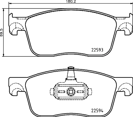 Brake Pad Set, disc brake
