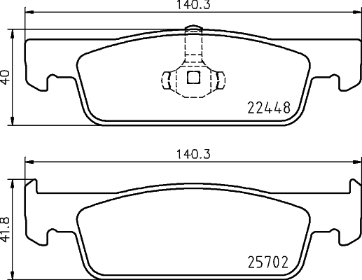 Brake Pad Set, disc brake