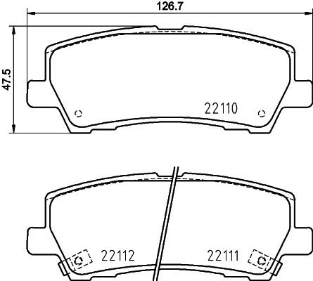 Brake Pad Set, disc brake