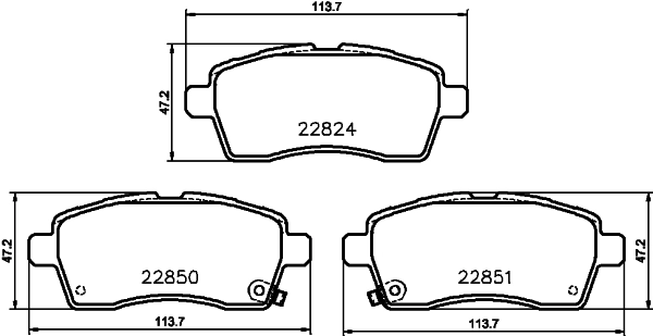 Brake Pad Set, disc brake