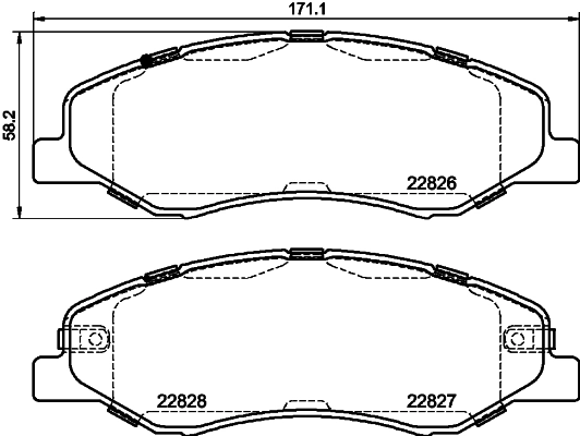 Brake Pad Set, disc brake