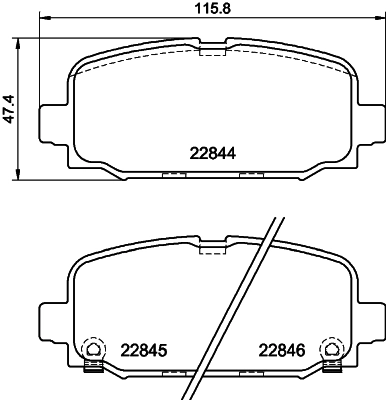 Brake Pad Set, disc brake