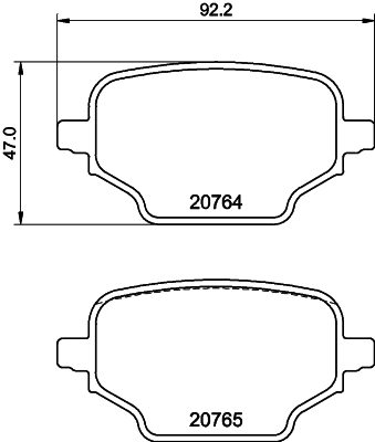 Brake Pad Set, disc brake