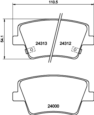 Brake Pad Set, disc brake