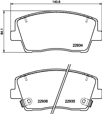 Brake Pad Set, disc brake