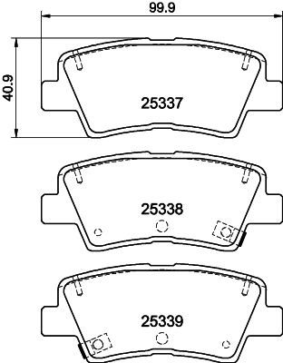 Brake Pad Set, disc brake