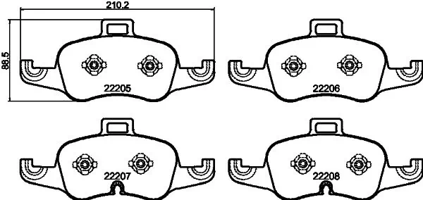 Brake Pad Set, disc brake