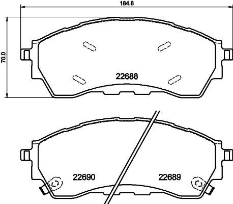Brake Pad Set, disc brake