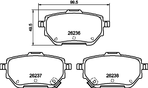 Brake Pad Set, disc brake
