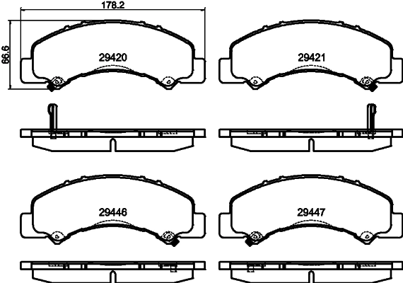 Brake Pad Set, disc brake