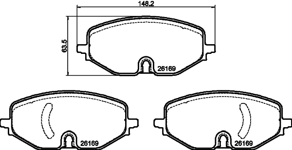 Brake Pad Set, disc brake