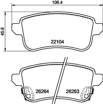 Brake Pad Set, disc brake