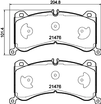 Brake Pad Set, disc brake