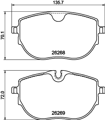Brake Pad Set, disc brake