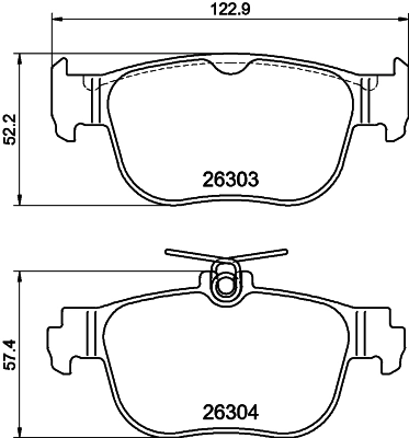 Brake Pad Set, disc brake
