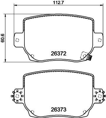 Brake Pad Set, disc brake