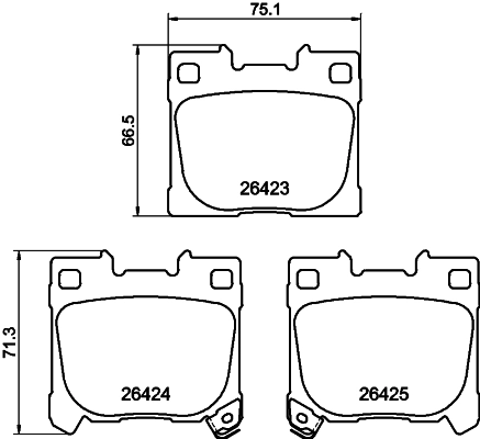 Brake Pad Set, disc brake