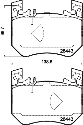 Brake Pad Set, disc brake
