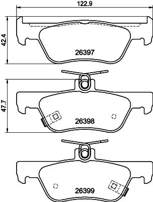 Brake Pad Set, disc brake
