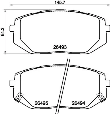 Brake Pad Set, disc brake